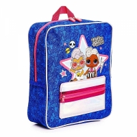 Ghiozdan copii, bretele ajustabile, albastru, 32 x 9 x 26 cm, L.O.L. 42-0050